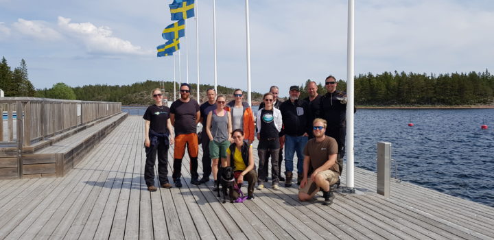 Group picture of the project personnel of ECOnnect at Ulvön, Sweden.